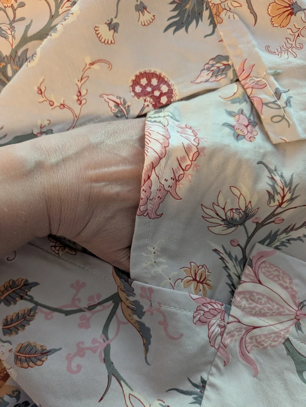 IKEA NÄSSELKLOCKA Floral Pillowcases, Set of 2